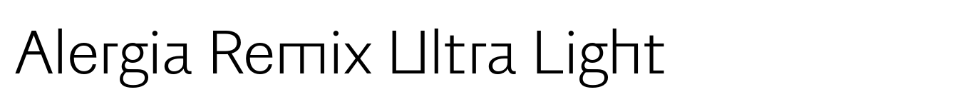 Alergia Remix Ultra Light